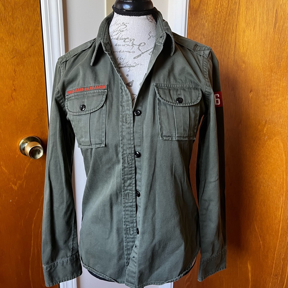 Vintage Ralph Lauren Button Down Camo